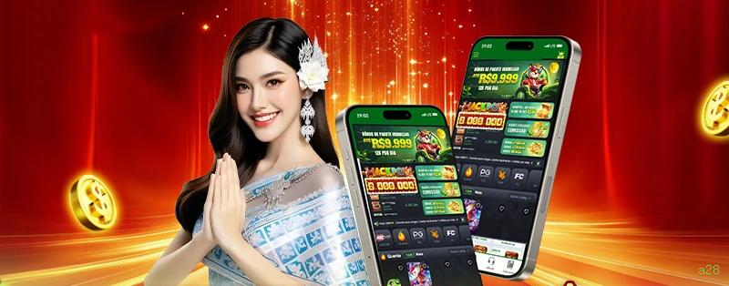 Login rápido no app a28